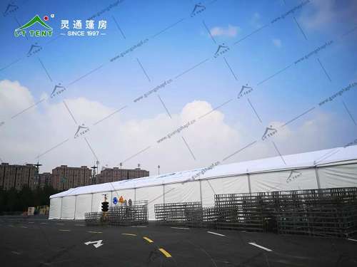 靈通篷房服務于第二屆上海進博會