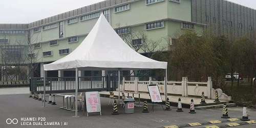 靈通篷房公司有三米到五米防疫.篷房、安檢篷房現(xiàn)貨